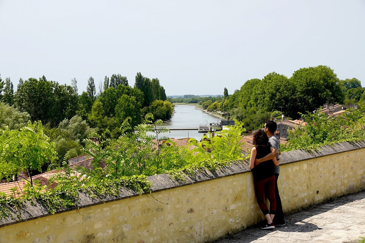 vue sur la Charente depuis le belvédère de Saint Savinien