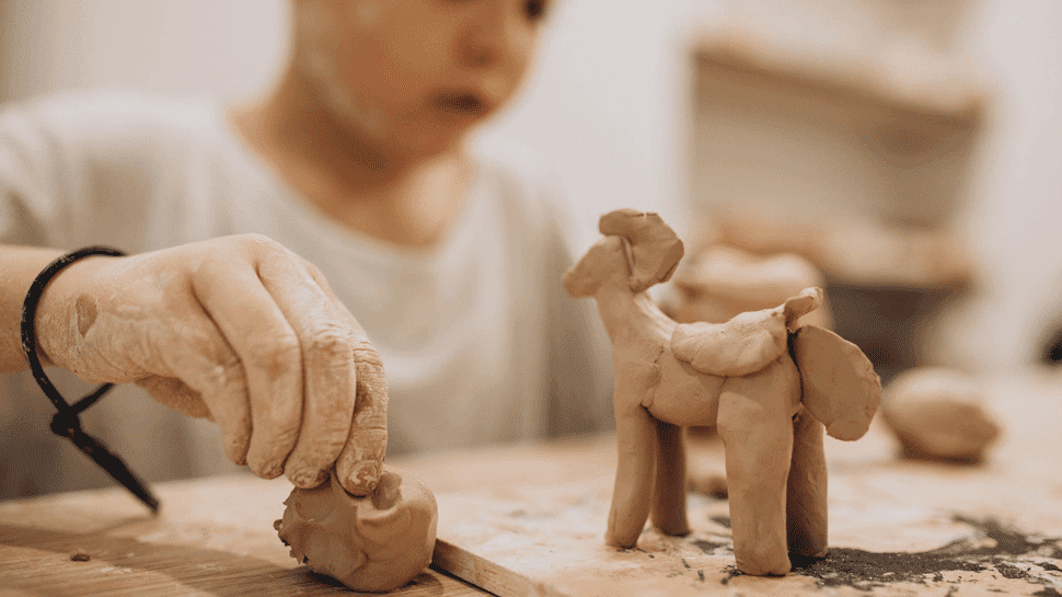 atelier poterie enfant